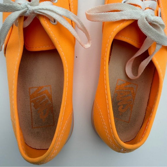 Vans off the Wall Bright Orange Sneakers Lo Pro TB4R Mens 8 Womens 9.5 - Picture 9 of 11